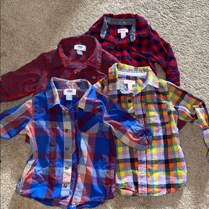 3T button up boys bundle